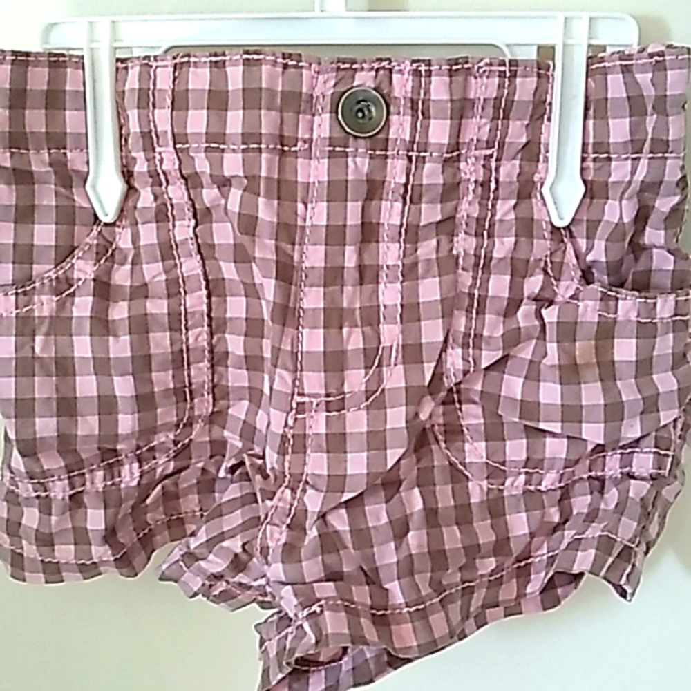 18MGirls Plaid shorts